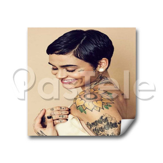 Kehlani Custom Stickers White Transparent Vinyl Decals Labels