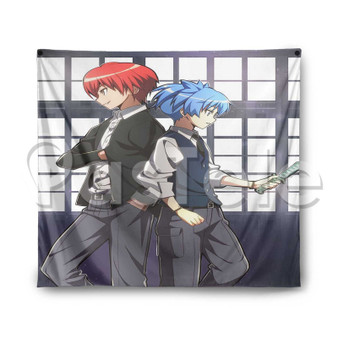 Ansatsu Kyoushitsu Assasination Classroom Custom Printed Silk Tapestry Indoor Wall Decor Hanging Home Art Decorative Wall Painting Poster