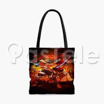 Katsugeki Touken Ranbu Custom Personalized Tote Bag Polyester Cotton Bags Unisex
