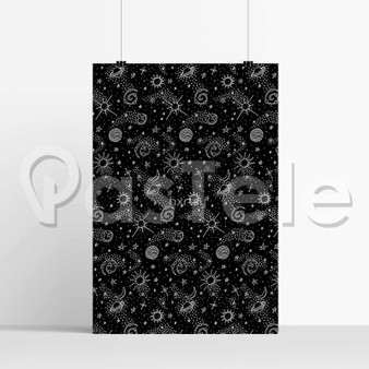 Planets Silk Poster Print Wall Decor 20 x 13 Inch 24 x 36 Inch
