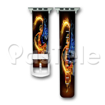Princess Jasmine Disney Custom Personaliez Apple Watch Band 38mm 40mm 42mm 44mm Leather PU