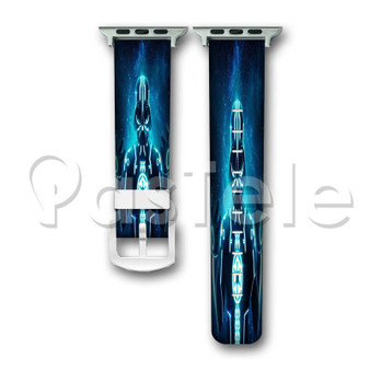 Star Wars Darth Vader Tron Legacy Custom Personaliez Apple Watch Band 38mm 40mm 42mm 44mm Leather PU