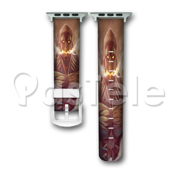 Attack on Titan Shingeki no Kyojin Custom Personalized Apple Watch Band 38mm 40mm 42mm 44mm Leather PU