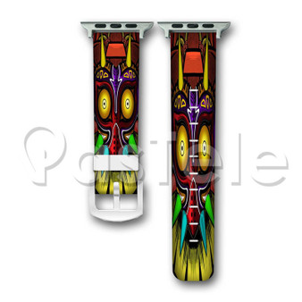Majora s Mask The Legend of Zelda Custom Personalized Apple Watch Band 38mm 40mm 42mm 44mm Leather PU