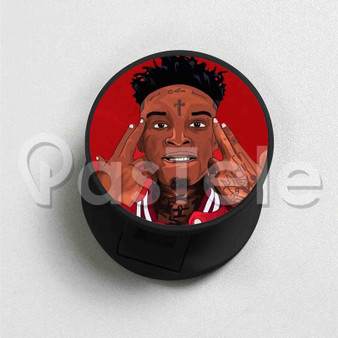 21 savage Custom Round Cell Custom Round Cell Phone Folding Holder