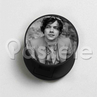 harry styles Custom Round Cell Custom Round Cell Phone Folding Holder