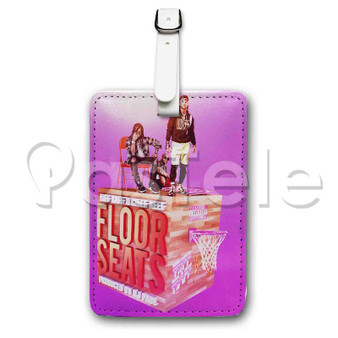 Chief Keef Feat Ri FF RAFF Floor Seats Custom Luggage Tags PU Leather Travel Baggage Name ID Labels Tag