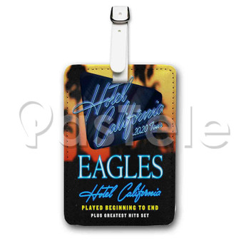 Eagles Hotel California 2020 Tour Custom Luggage Tags PU Leather Travel Baggage Name ID Labels Tag