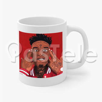 21 savage Custom Printed Mug Ceramic 11oz Cup Coffee Tea Milk