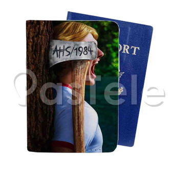 American Horror Story 1984 Custom PU Leather Passport Travel Baggage Tag Cover
