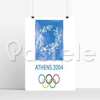 2004 olympics poster Silk Poster Print Wall Decor 20 x 13 Inch 24 x 36 Inch Home Decor