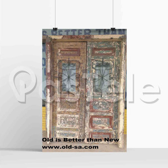 antique mexican doors for sale Silk Poster Print Wall Decor 20 x 13 Inch 24 x 36 Inch Home Decor