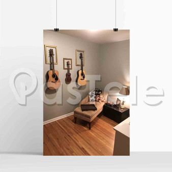 guitar room decor ideas Silk Poster Print Wall Decor 20 x 13 Inch 24 x 36 Inch Home Decor