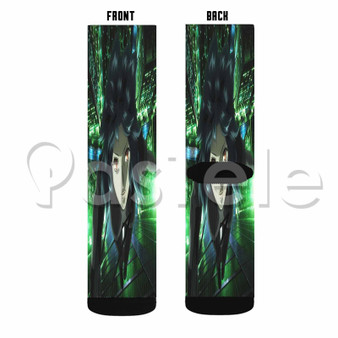 Ghost in the Shell Stand Alone Complex Custom Sublimation Personalized Printed Socks Polyester Acrylic Nylon Spandex