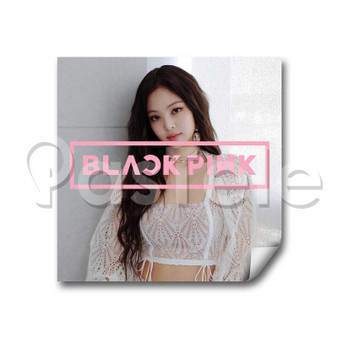 jennie blackpink 2 Custom Stickers White Transparent Vinyl Decals Labels