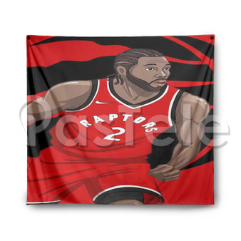Kawhi Leonard v Custom Printed Silk Tapestry Indoor Wall Decor Hanging Home Art Decorative Wall Painting Poster