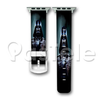 Darth Vader Star Wars 2 Custom Personalized Apple Watch Band 38mm 40mm 42mm 44mm Leather PU Watch