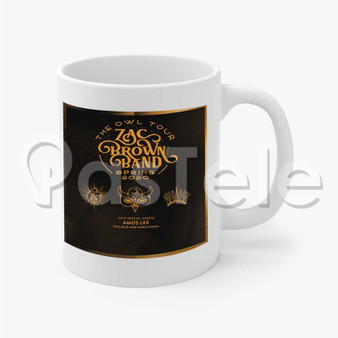 Zac Brown The Owl Tour Custom Personalized Printed Mug Ceramic 11oz Cup Coffee Tea Milk