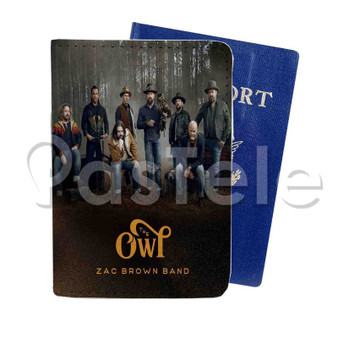 Zac Brown Band The Owl Custom Personalized PU Leather Passport Travel Baggage Cover