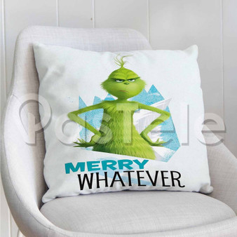 The Grinch Merry Whatever Custom Personalized Pillow Decorative Cushion Sofa Cover