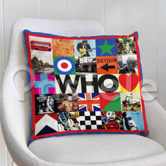 The Who WHO Custom Personalized Pillow Decorative Cushion Sofa Cover