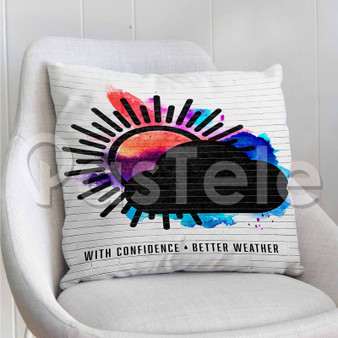 With Confidence Custom Personalized Pillow Decorative Cushion Sofa Cover