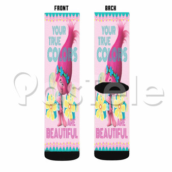 Trolls Custom Personalized Sublimation Printed Socks Polyester Acrylic Nylon Spandex