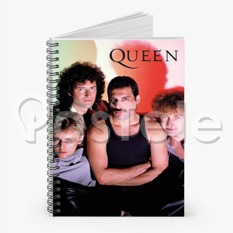 Queen Custom Personalized Spiral Notebook Cover Print Ruled Book Line