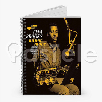 Tina Brooks Minor Move Custom Personalized Spiral Notebook Cover Print Ruled Book Line