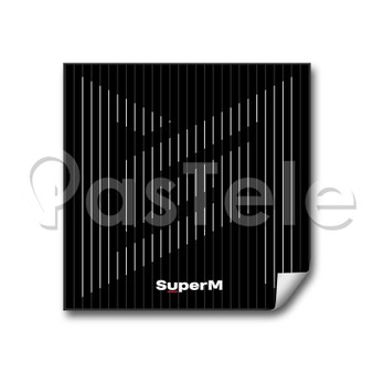 Super M 1st Mini Album Custom Personalized Stickers White Transparent Vinyl Decals