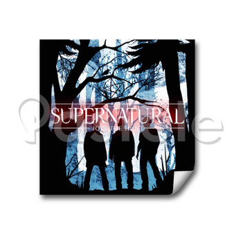 supernatural Custom Personalized Stickers White Transparent Vinyl Decals