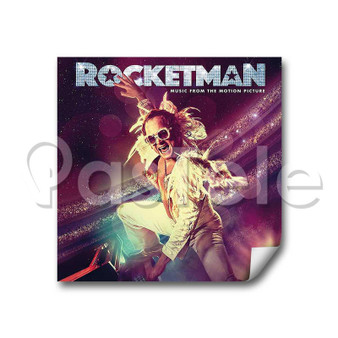 Taron Egerton Rocketman Custom Personalized Stickers White Transparent Vinyl Decals