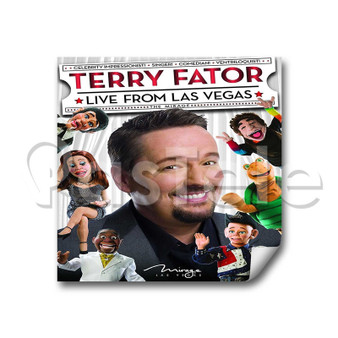 Terry Fator Custom Personalized Stickers White Transparent Vinyl Decals