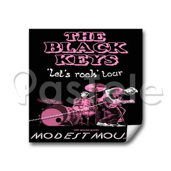 The Black Keys Custom Personalized Stickers White Transparent Vinyl Decals