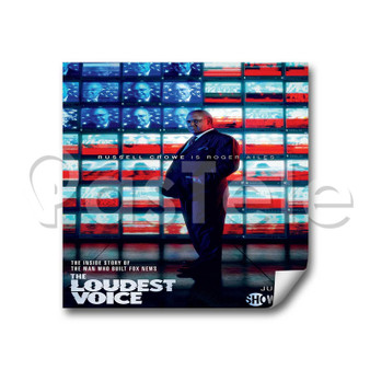 The Loudest Voice Custom Personalized Stickers White Transparent Vinyl Decals