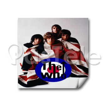 The Who Custom Personalized Stickers White Transparent Vinyl Decals