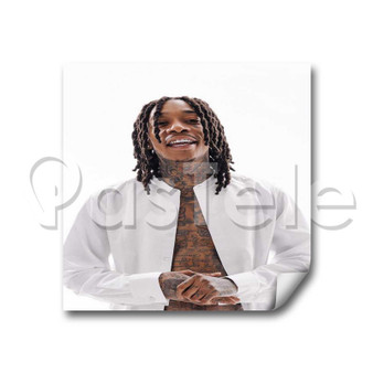 Wiz Khalifa Custom Personalized Stickers White Transparent Vinyl Decals