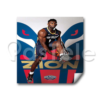 Zion Williamson New Orleans Pelicans NBA Custom Personalized Stickers White Transparent Vinyl Decals