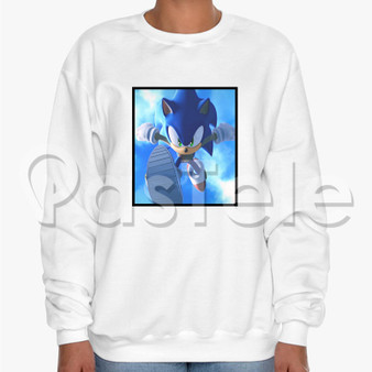 sonic hedgehog Custom Unisex Crewneck Sweatshirt Cotton Polyester Fabric Sweater