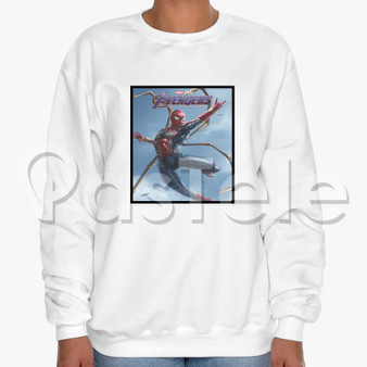 Spider Man Avengers Endgame Custom Unisex Crewneck Sweatshirt Cotton Polyester Fabric Sweater