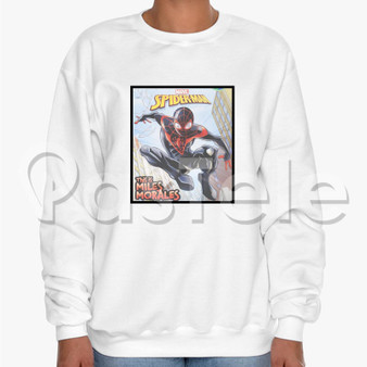 Spider Man This Is Miles Morales Custom Unisex Crewneck Sweatshirt Cotton Polyester Fabric Sweater