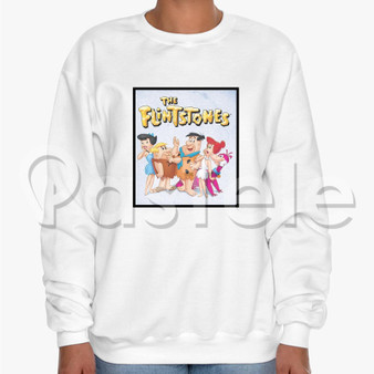 The Flintstones Custom Unisex Crewneck Sweatshirt Cotton Polyester Fabric Sweater