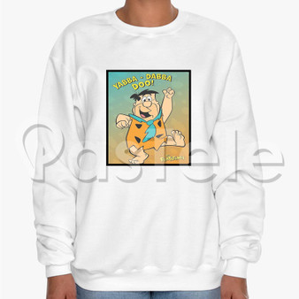 The Flintstones Yabba Dabba Doo Custom Unisex Crewneck Sweatshirt Cotton Polyester Fabric Sweater