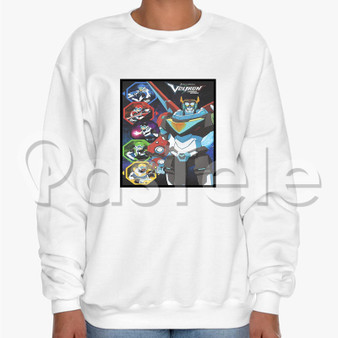 Voltron Defender of the Universe Custom Unisex Crewneck Sweatshirt Cotton Polyester Fabric Sweater