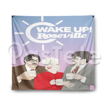 Paramore Wake Up Roseville Custom Printed Silk Fabric Tapestry Indoor Wall Decor Hanging Home Art Decorative Wall Painting