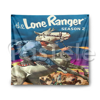 The Lone Ranger Custom Printed Silk Fabric Tapestry Indoor Wall Decor Hanging Home Art Decorative Wall Painting