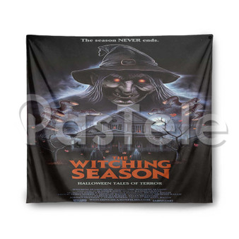 The Witching Season Custom Printed Silk Fabric Tapestry Indoor Wall Decor Hanging Home Art Decorative Wall Painting