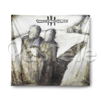 Three Days Grace Custom Printed Silk Fabric Tapestry Indoor Wall Decor Hanging Home Art Decorative Wall Painting