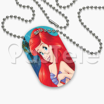 little mermaid 2 Custom Art Personalized Dog Tags ID Name Tag Pet Tag