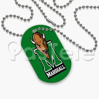 Marshall Thundering Herd Custom Art Personalized Dog Tags ID Name Tag Pet Tag